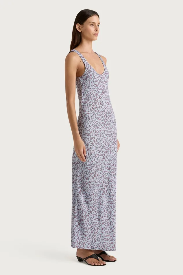 Women Faithfull The Brand Maxi Dresses Olivia Maxi Dress Amaryllis Floral Blue