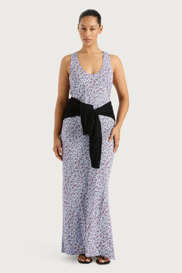 Women Faithfull The Brand Maxi Dresses Olivia Maxi Dress Amaryllis Floral Blue