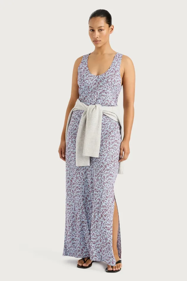 Women Faithfull The Brand Maxi Dresses Olivia Maxi Dress Amaryllis Floral Blue