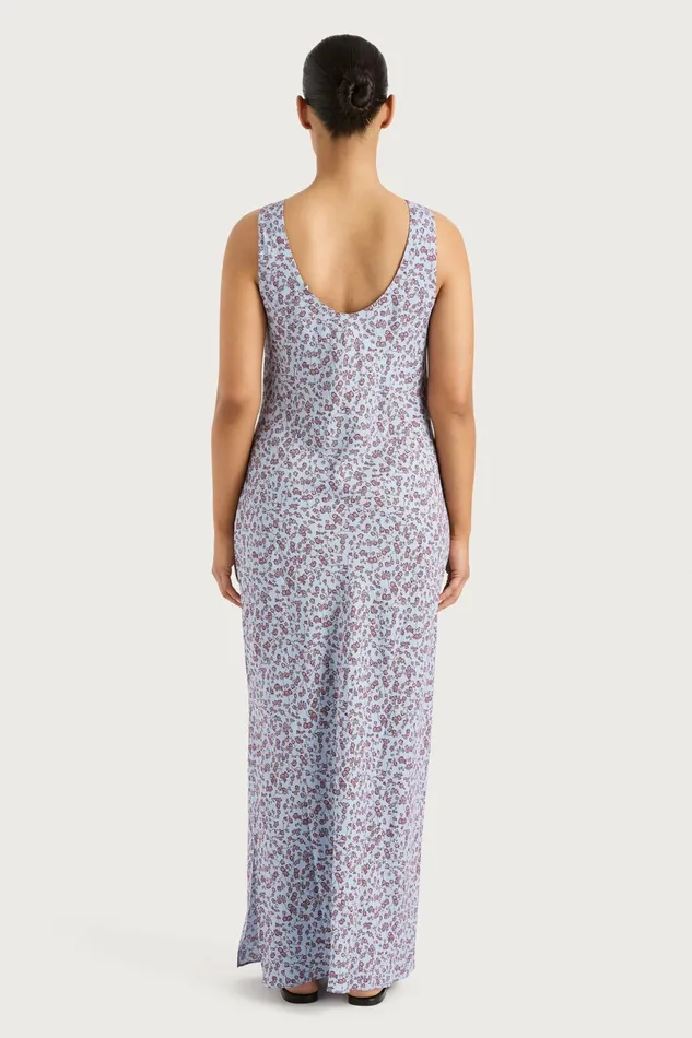 Women Faithfull The Brand Maxi Dresses Olivia Maxi Dress Amaryllis Floral Blue