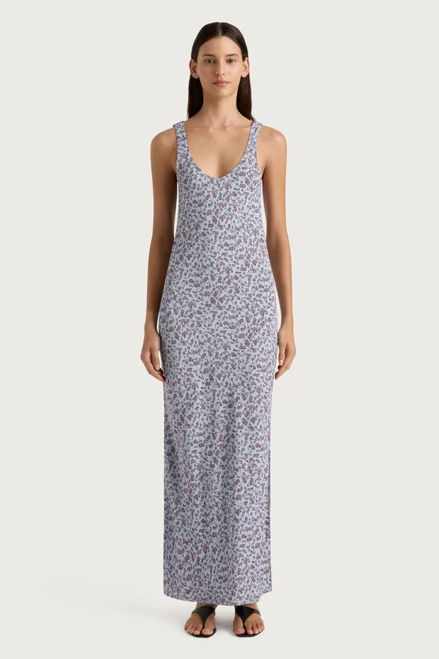 Women Faithfull The Brand Maxi Dresses Olivia Maxi Dress Amaryllis Floral Blue