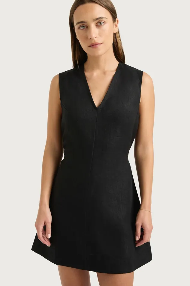 Women Faithfull The Brand Mini Dresses Daiane Mini Dress Black