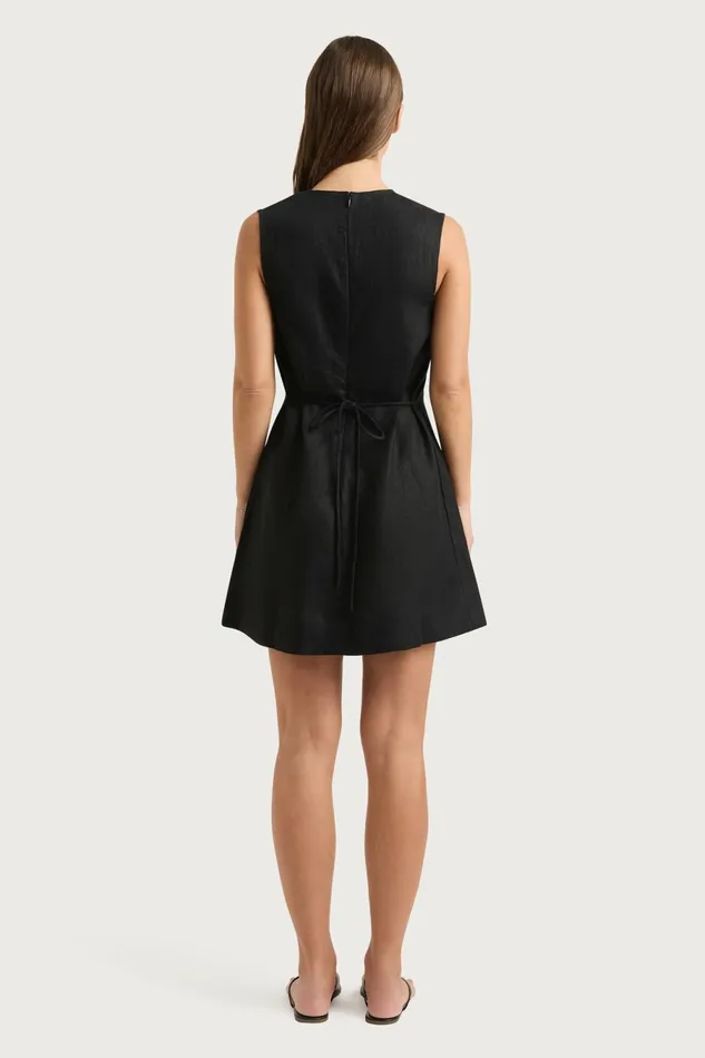 Women Faithfull The Brand Mini Dresses Daiane Mini Dress Black