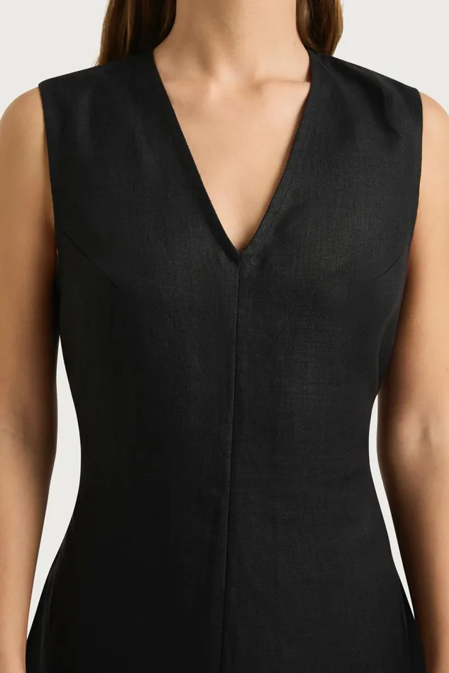 Women Faithfull The Brand Mini Dresses Daiane Mini Dress Black