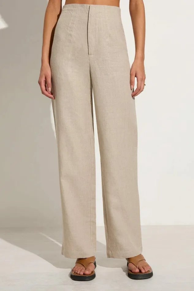 Women Faithfull The Brand Pants Isotta Pant Natural 8211 Faithfull The Brand
