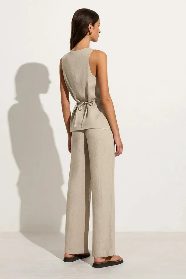 Women Faithfull The Brand Pants Isotta Pant Natural 8211 Faithfull The Brand