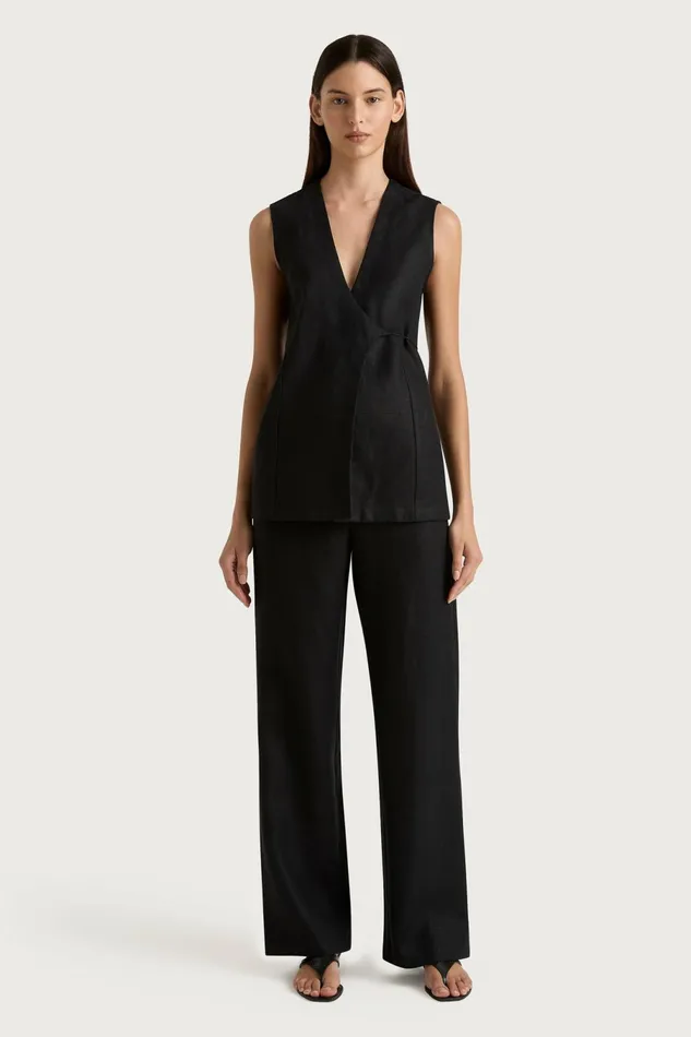 Women Faithfull The Brand Pants Lulea Pant Black