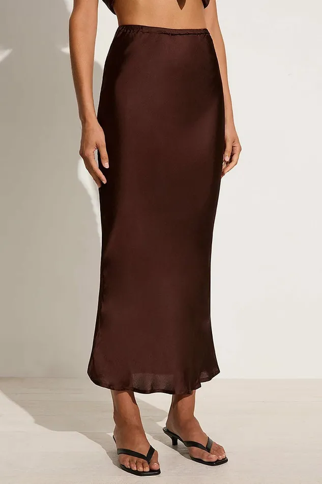Women Faithfull The Brand Skirts and Shorts Ancora Skirt Dark Truffle 8211 Faithfull The Brand Women Faithfull The Brand Skirts and Shorts Ancora Skirt Dark Truffle 8211 Faithfull The Brand