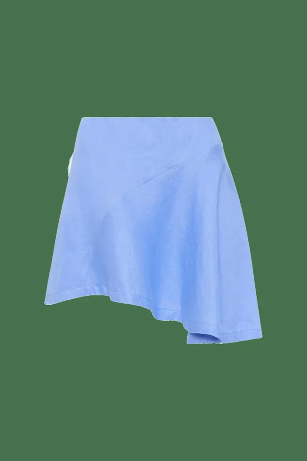 Women Faithfull The Brand Skirts and Shorts Antibes Mini Skirt Mid Blue