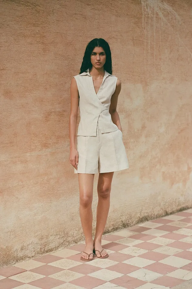Women Faithfull The Brand Skirts and Shorts Antibes Short Sand