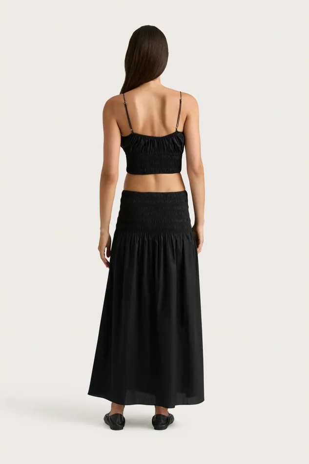 Women Faithfull The Brand Skirts and Shorts Baia Midi Skirt Black