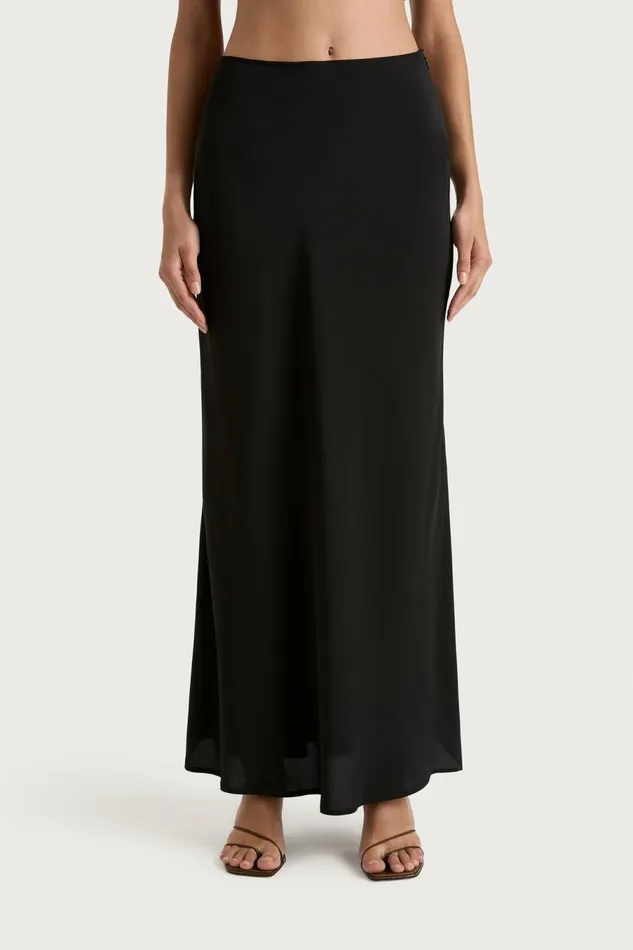 Women Faithfull The Brand Skirts and Shorts Biarritz Maxi Skirt Black