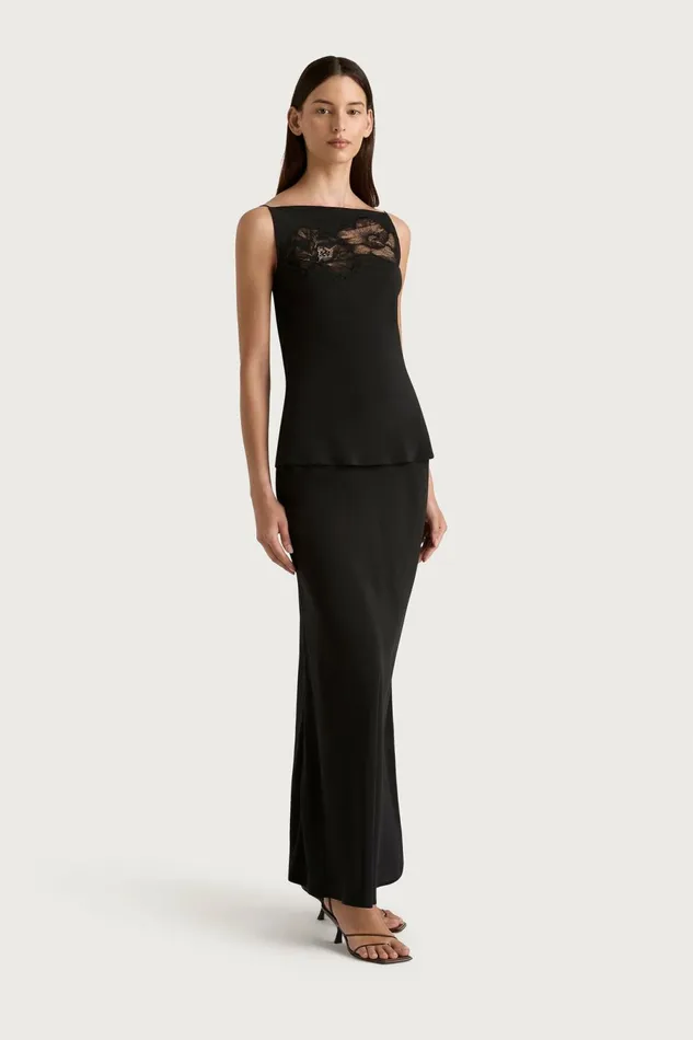 Women Faithfull The Brand Skirts and Shorts Biarritz Maxi Skirt Black