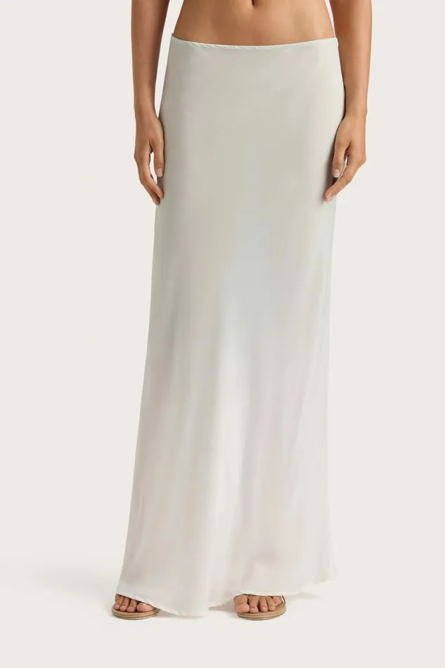 Women Faithfull The Brand Skirts and Shorts Biarritz Maxi Skirt Foam Ombre