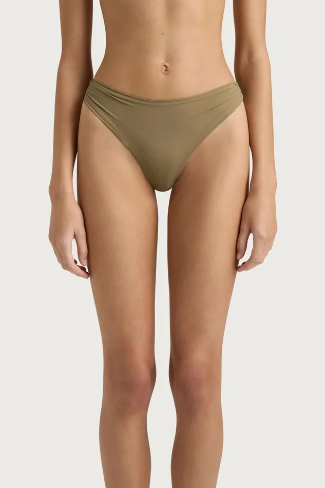 Women Faithfull The Brand Swim Henni Bikini Bottom Khaki
