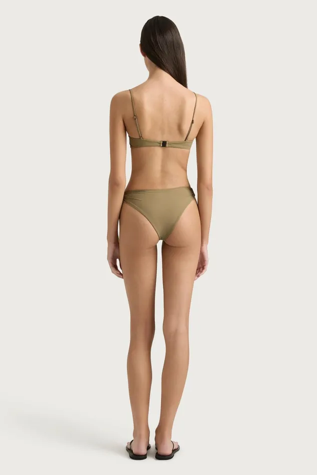 Women Faithfull The Brand Swim Henni Bikini Bottom Khaki