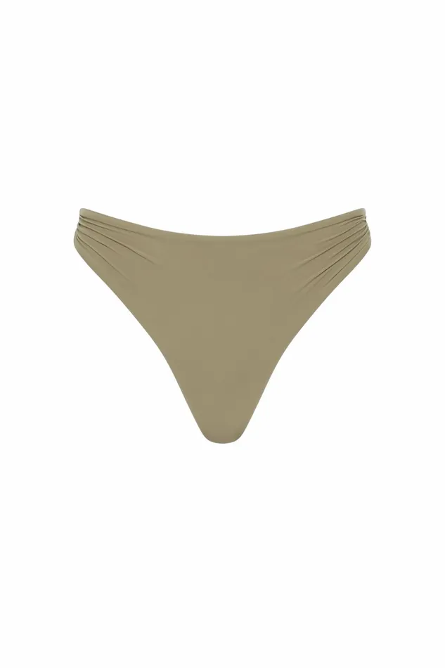 Women Faithfull The Brand Swim Henni Bikini Bottom Khaki