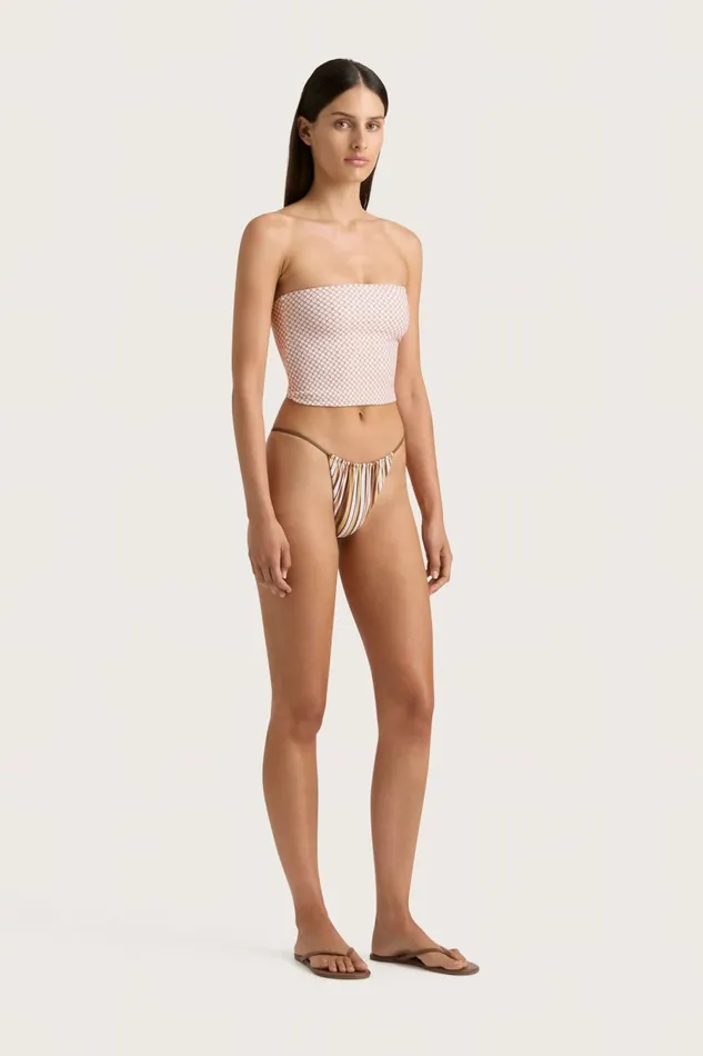 Women Faithfull The Brand Swim Jean Swim Top Oliander Blush