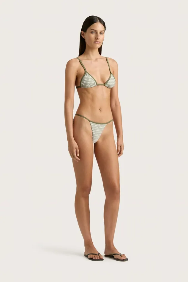 Women Faithfull The Brand Swim Manon Bikini Bottom Oliander Khaki