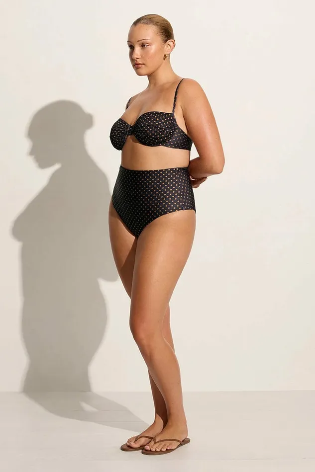 Women Faithfull The Brand Swim Reyes Bikini Bottoms Ludovica Polka Dot 8211 Faithfull The Brand
