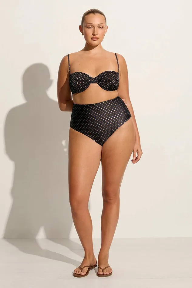 Women Faithfull The Brand Swim Reyes Bikini Bottoms Ludovica Polka Dot 8211 Faithfull The Brand
