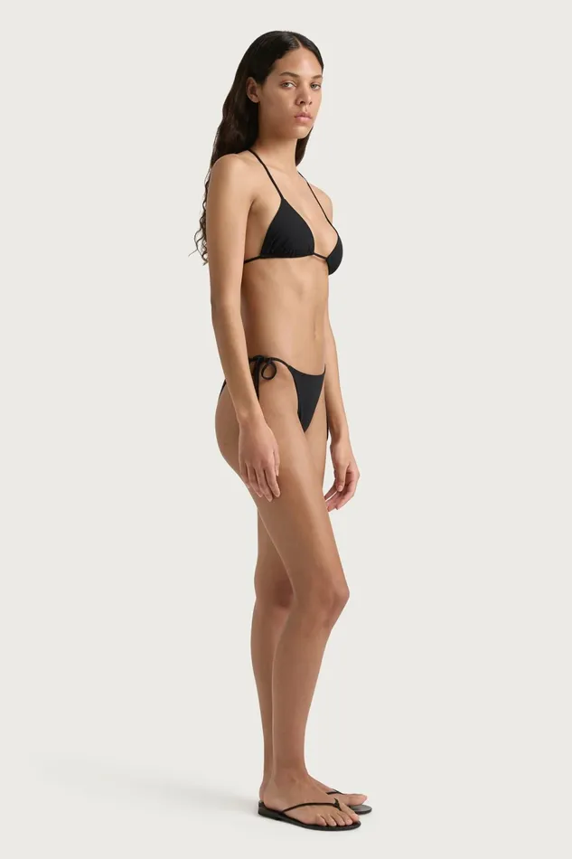 Women Faithfull The Brand Swim Sete Bikini Top Black
