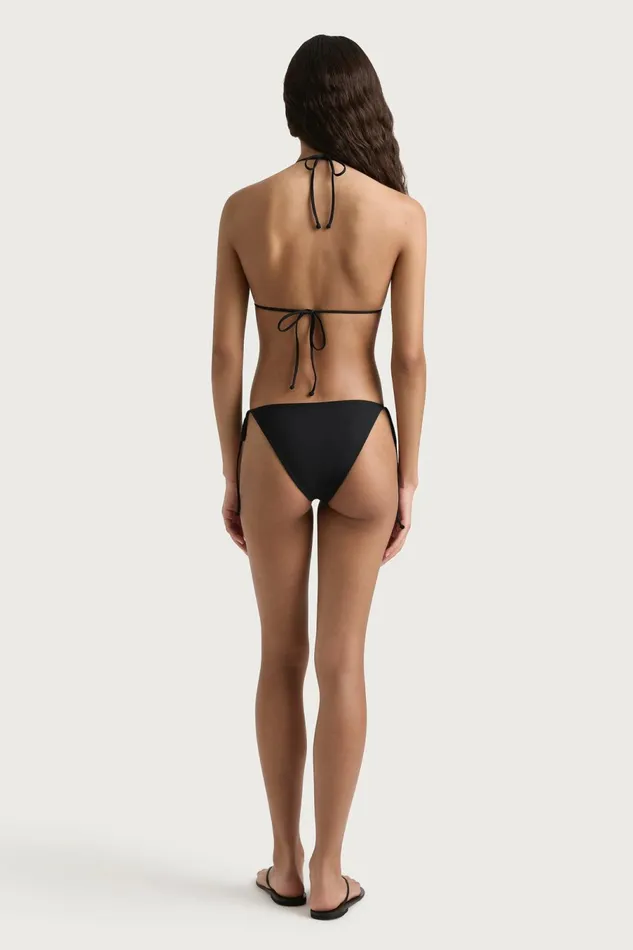 Women Faithfull The Brand Swim Sete Bikini Top Black