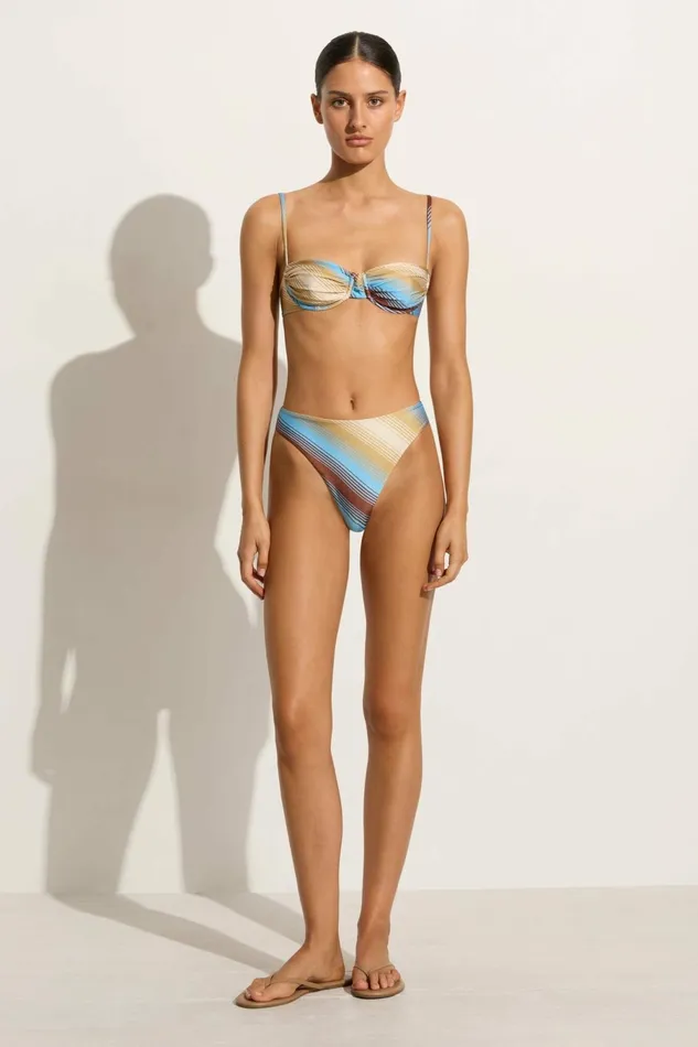 Women Faithfull The Brand Swim Stefania Bikini Top Cervia Stripe 8211 Faithfull The Brand