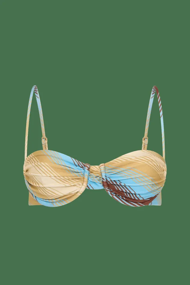Women Faithfull The Brand Swim Stefania Bikini Top Cervia Stripe 8211 Faithfull The Brand