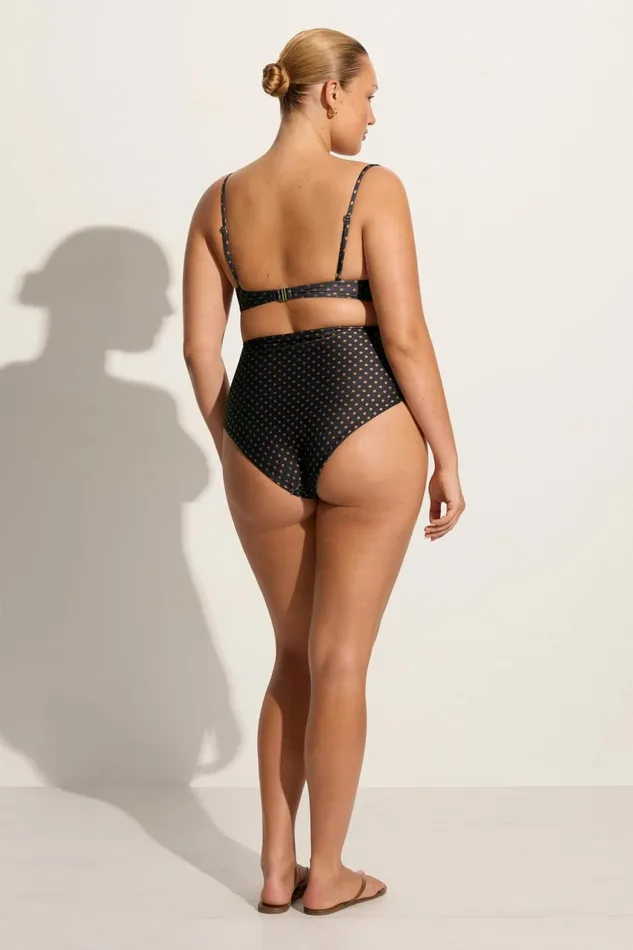 Women Faithfull The Brand Swim Stefania Bikini Top Ludovica Polka Dot 8211 Faithfull The Brand