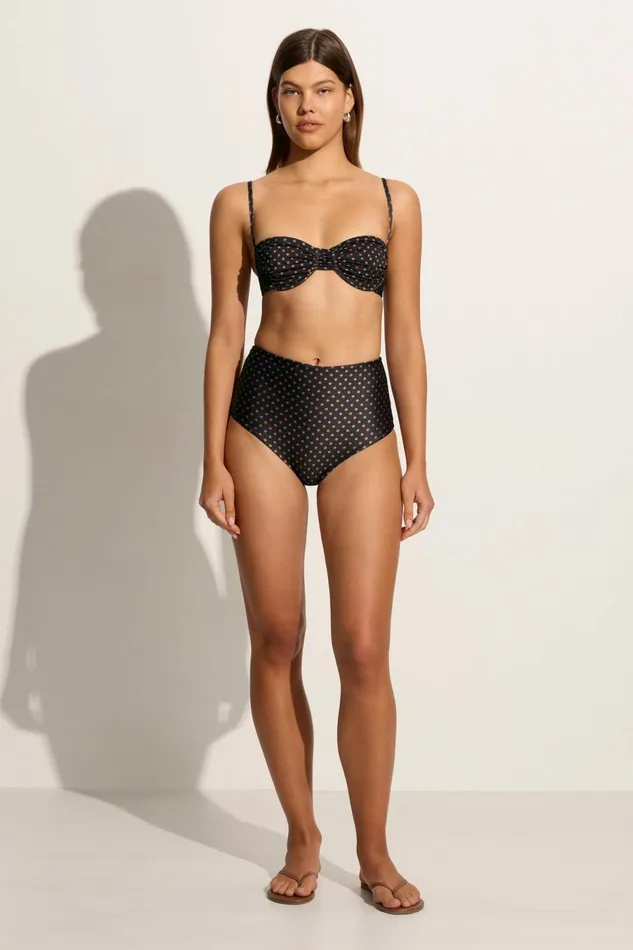 Women Faithfull The Brand Swim Stefania Bikini Top Ludovica Polka Dot 8211 Faithfull The Brand