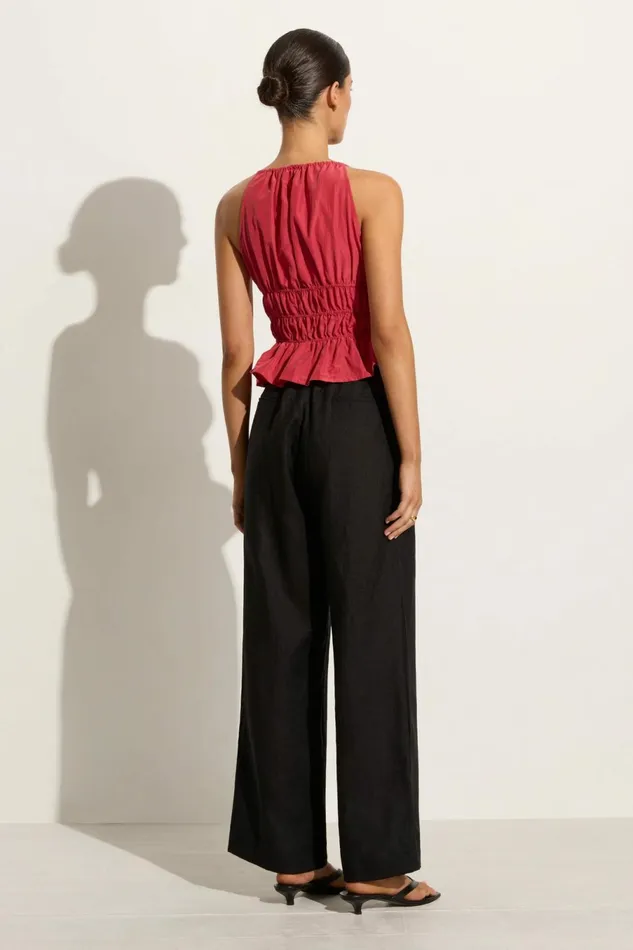 Women Faithfull The Brand Tops Casale Top Crimson 8211 Faithfull The Brand