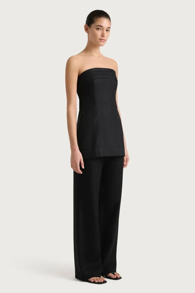 Women Faithfull The Brand Tops Fleuri Top Black
