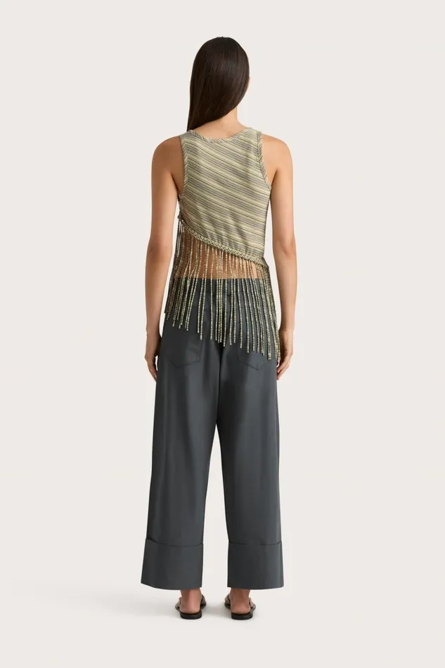 Women Faithfull The Brand Tops Maceio Top Lemon Navy Stripe