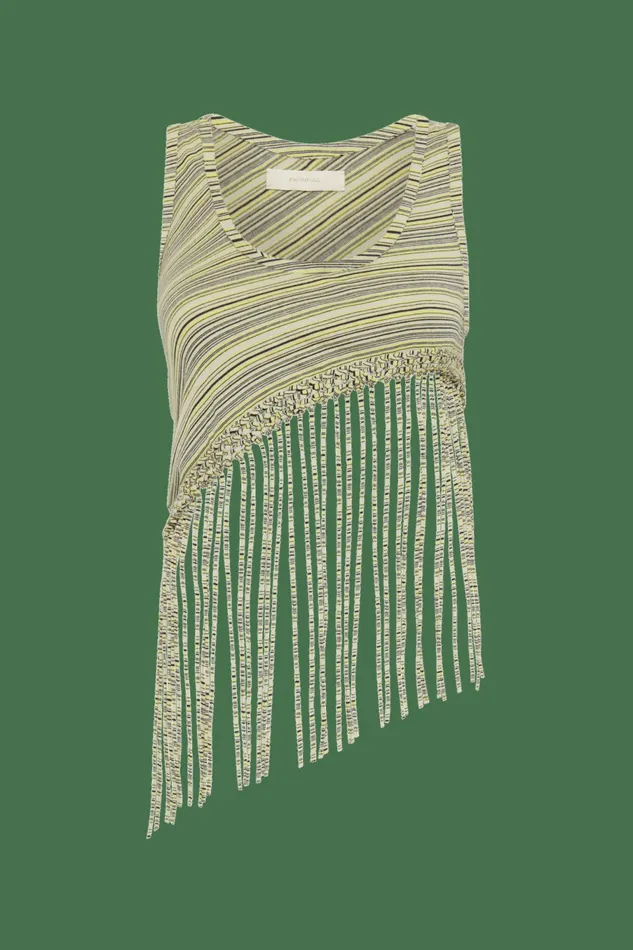 Women Faithfull The Brand Tops Maceio Top Lemon Navy Stripe