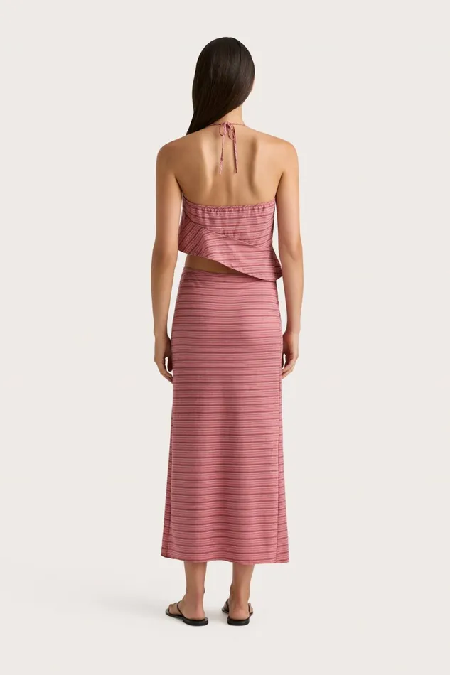 Women Faithfull The Brand Tops Maceio Top Vermillion Stripe