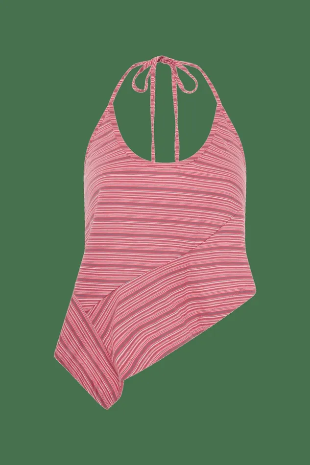 Women Faithfull The Brand Tops Maceio Top Vermillion Stripe