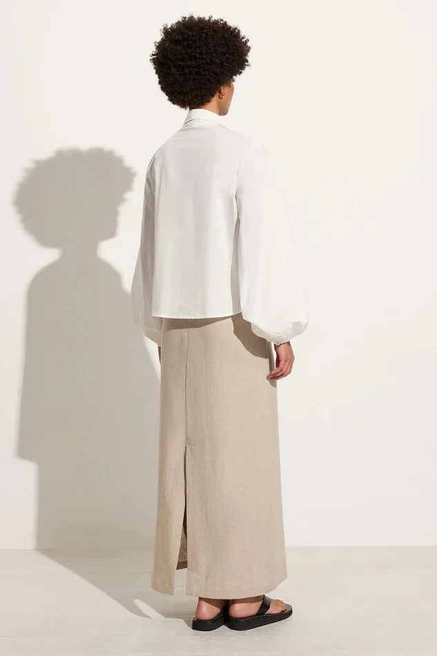 Women Faithfull The Brand Tops Managua Shirt White 8211 Faithfull The Brand