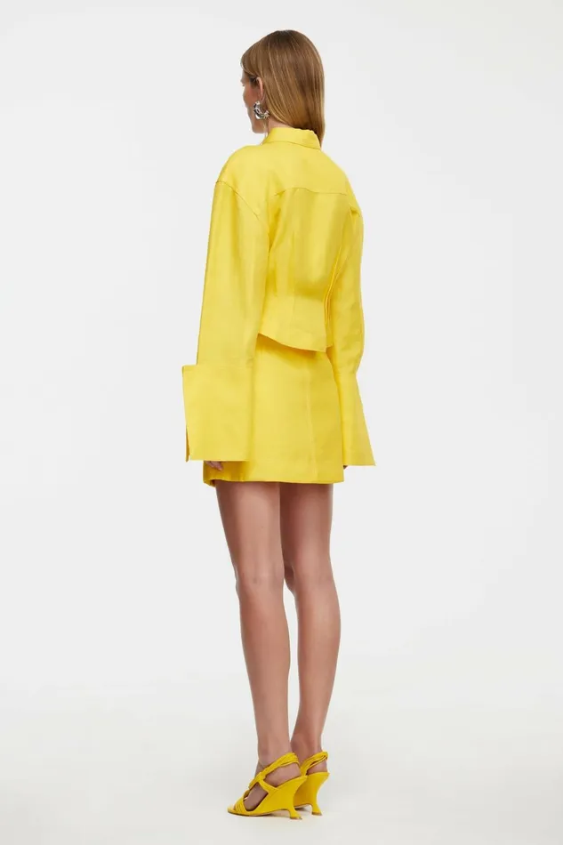 Women GARDIE SHIRT Citrine Yellow Acler Tops