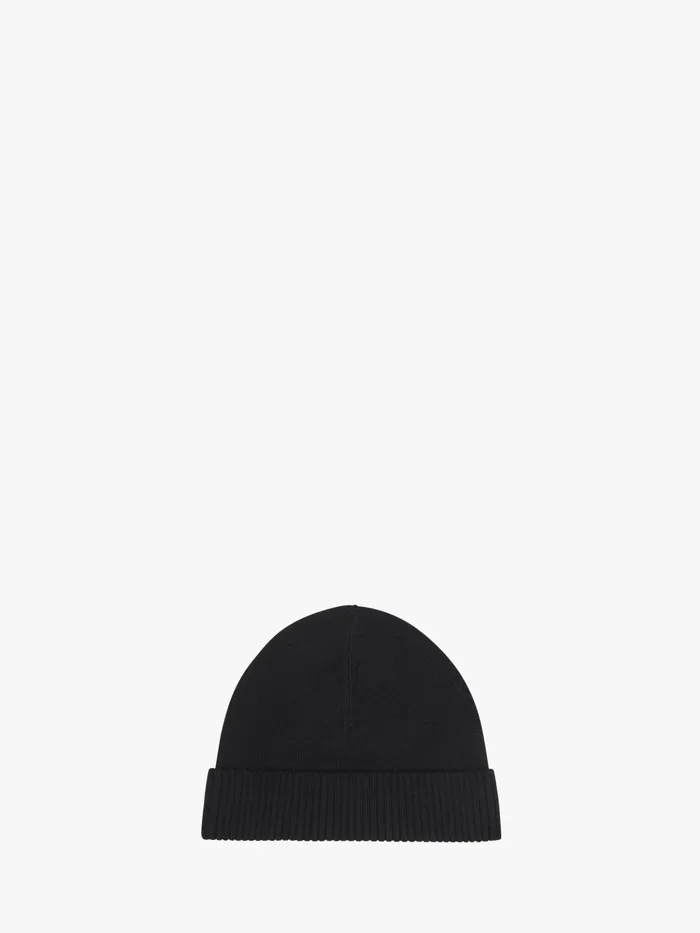 Women HATS JW Anderson KNITTED BEANIE HAT Black Women HATS JW Anderson KNITTED BEANIE HAT Black