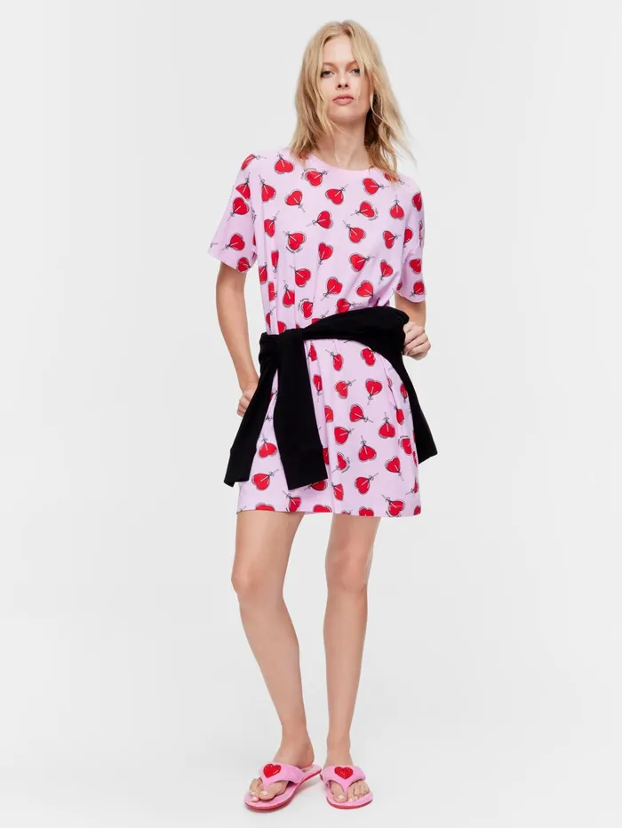 Women Heart Lollipop Sleep Tee Multi Peter Alexander Nighties