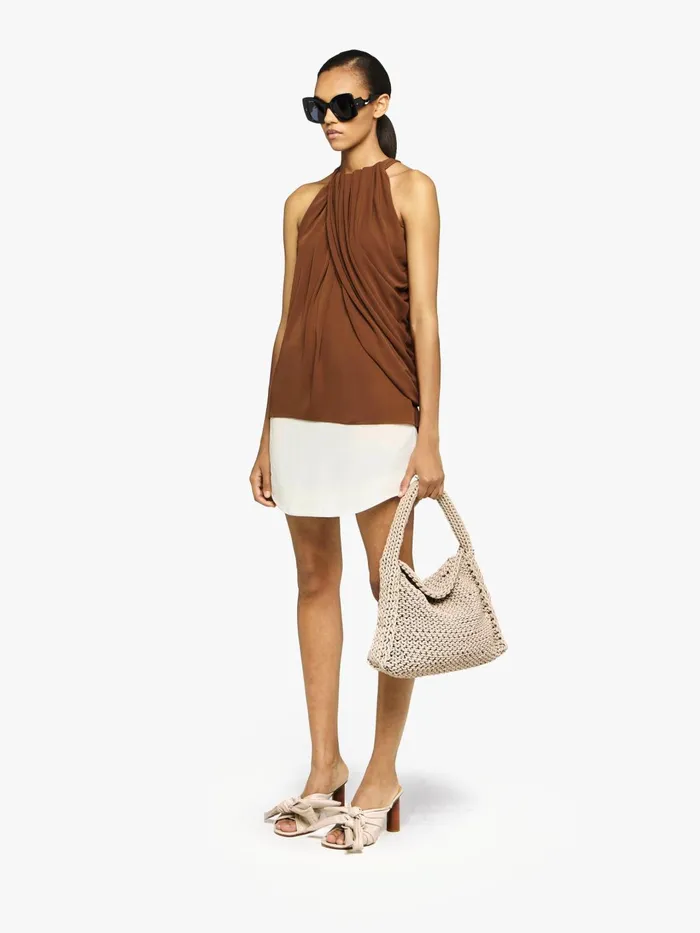 Women Heels JW Anderson BOW HEELED MULES Taupe Women Heels JW Anderson BOW HEELED MULES Taupe