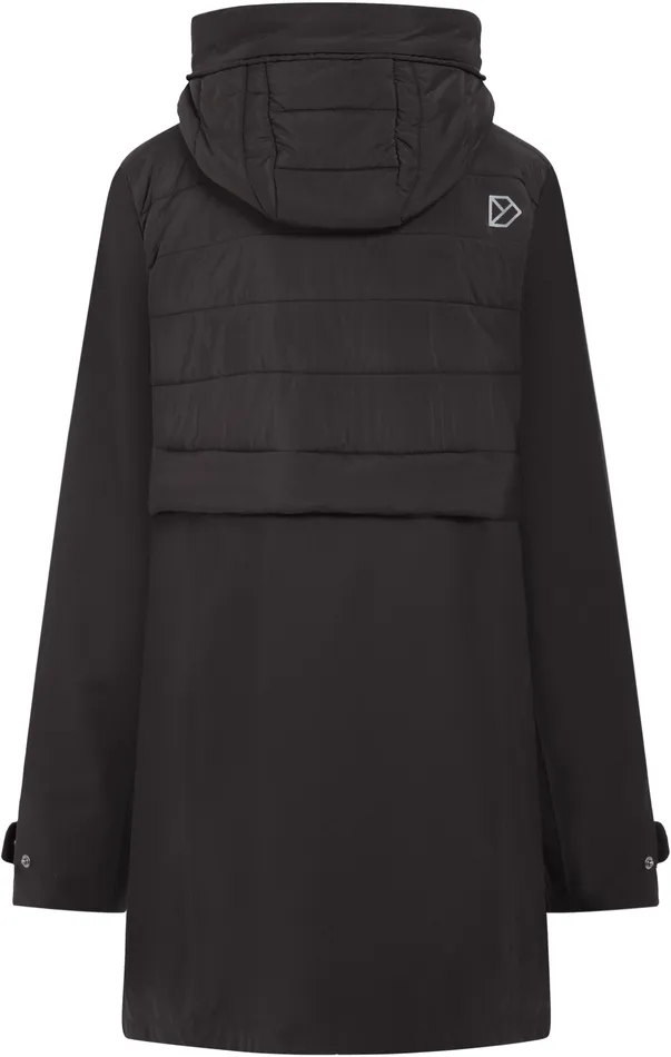 Women Hella Parka Black Didriksons Spring Jackets
