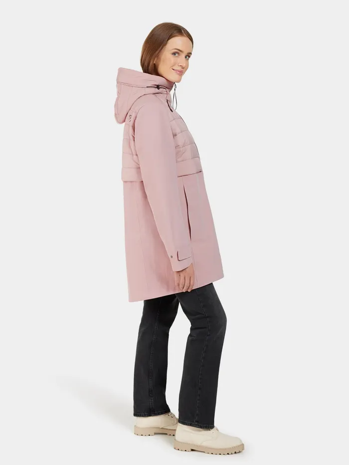 Women Hella Parka Oyster Lilac Didriksons Spring Jackets