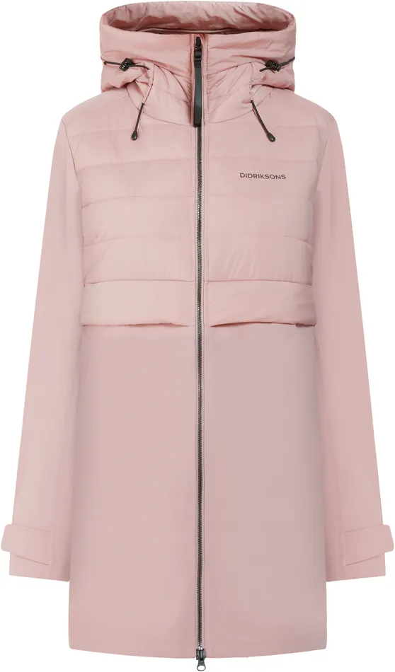 Women Hella Parka Oyster Lilac Didriksons Spring Jackets