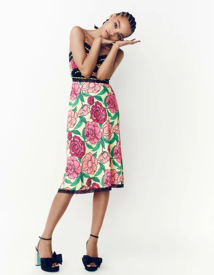 Women HOLLYWOOD MIDI DRESS LIME Lime Betsey Johnson