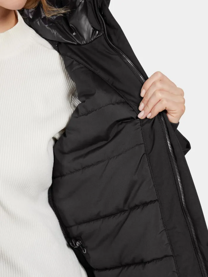 Women Ilsa Parka Black Didriksons Autumn Jackets