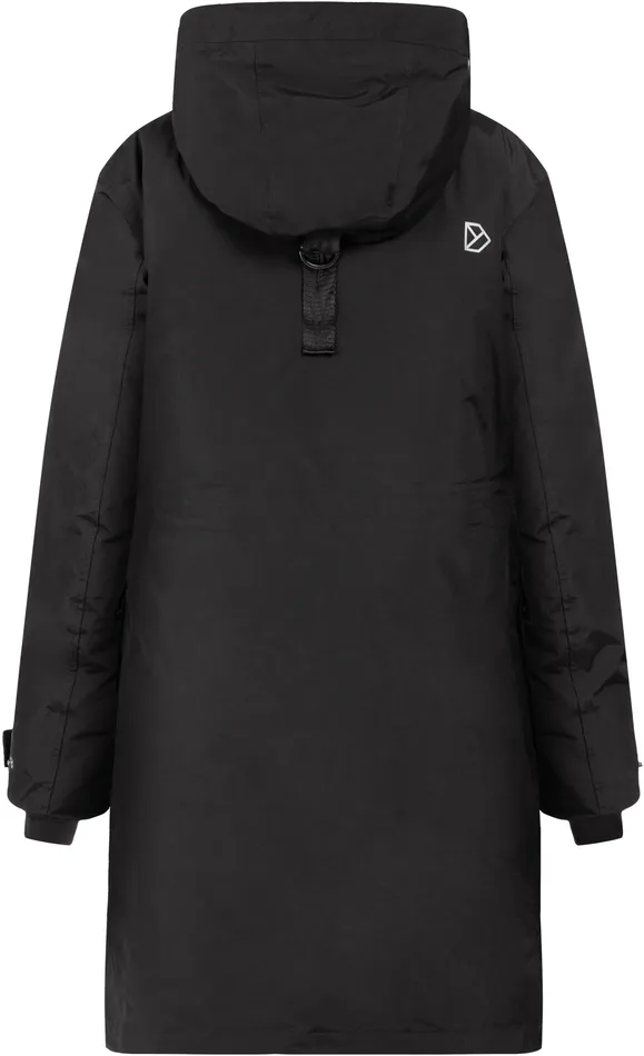 Women Ilsa Parka Black Didriksons Autumn Jackets
