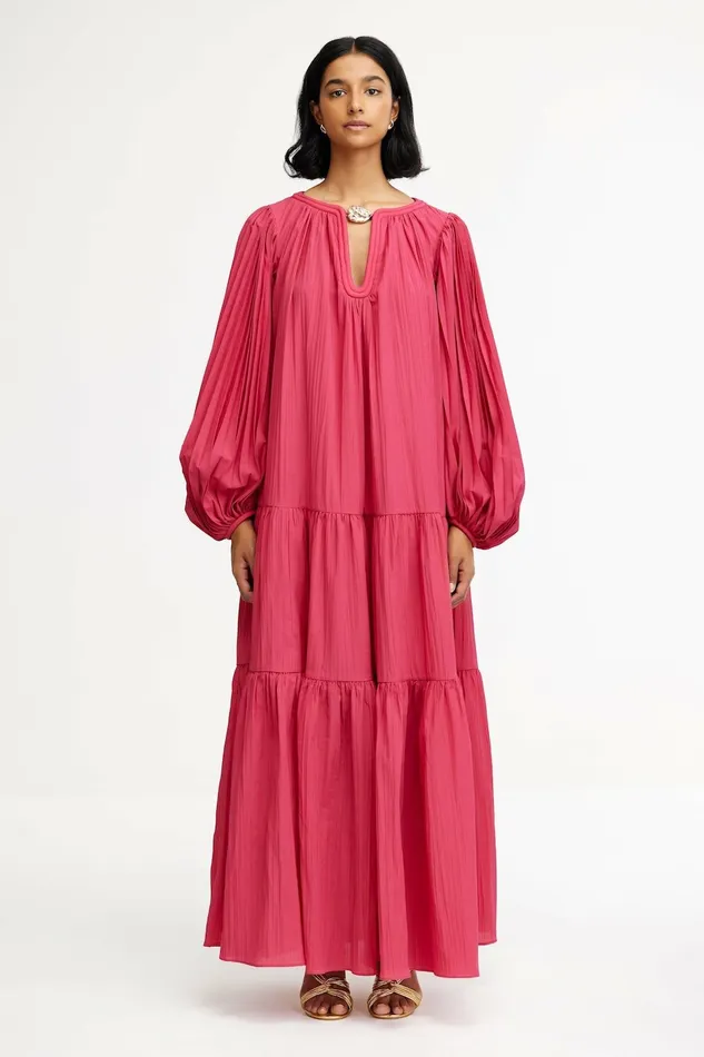 Women INGLETON MAXI DRESS Cranberry Acler Maxi Dresses