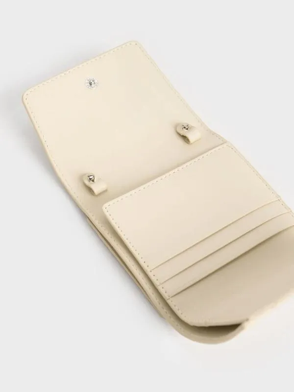 Women Irie Small Wallet 8211 Beige CHARLES and KEITH Small Wallets